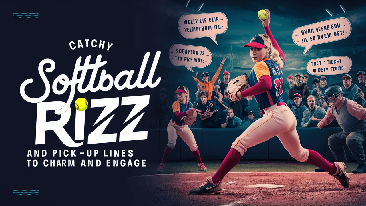 Catchy Softball Rizz & Pick-Up Lines to Charm and Engage