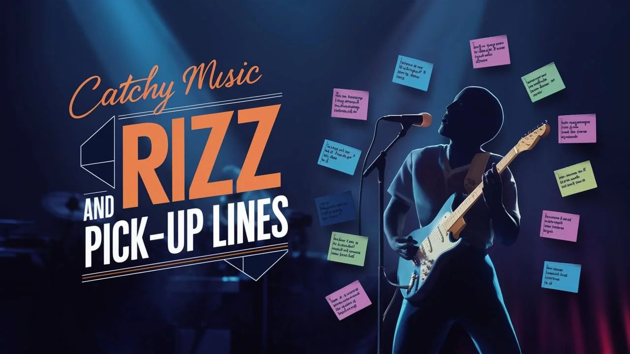 Catchy Music Rizz & Pick-Up Lines to Impress & Connect