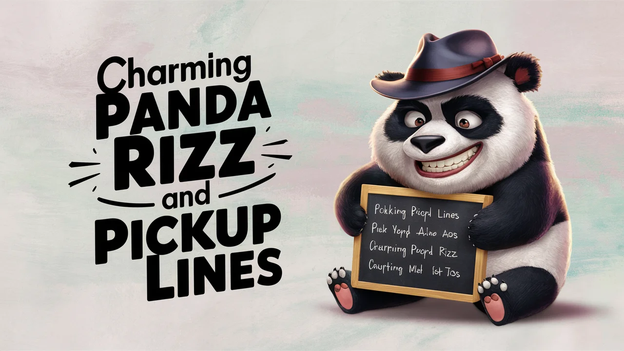 Charming Panda Rizz & Pickup Lines to Boost Your Flirt Game