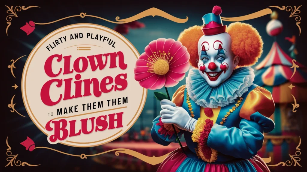 Flirty and Playful Clown Lines to Make Them Blush