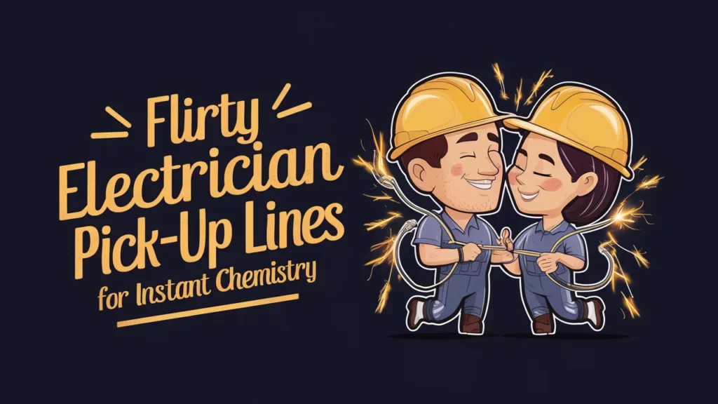 Flirty Electrician Pick-Up Lines for Instant Chemistry 