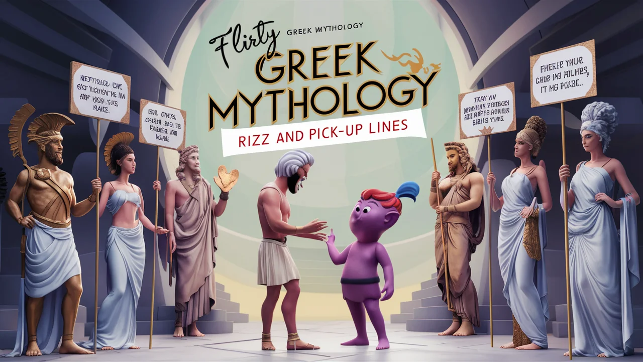 Flirty Greek Mythology Rizz & Pick-Up Lines to Be a Rizz God or Goddess