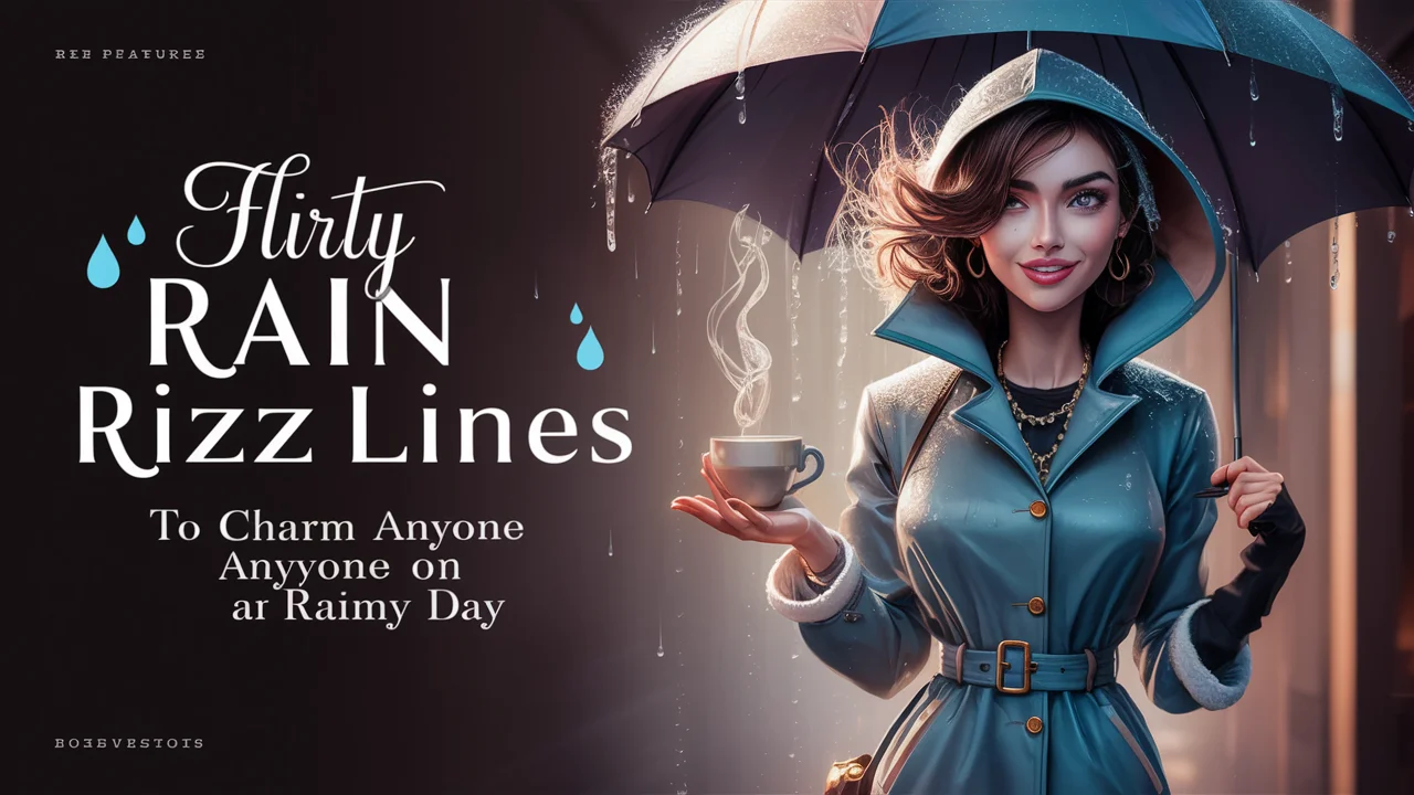 Flirty Rain Rizz Lines to Charm Anyone on a Rainy Day