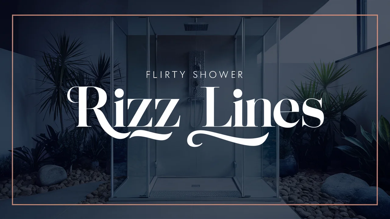 Flirty Shower Rizz Lines to Spark Connection and Charisma