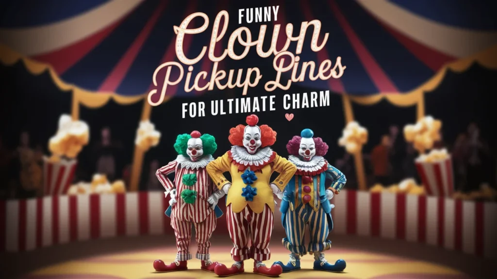 Funny Clown Pickup Lines for Ultimate Charm