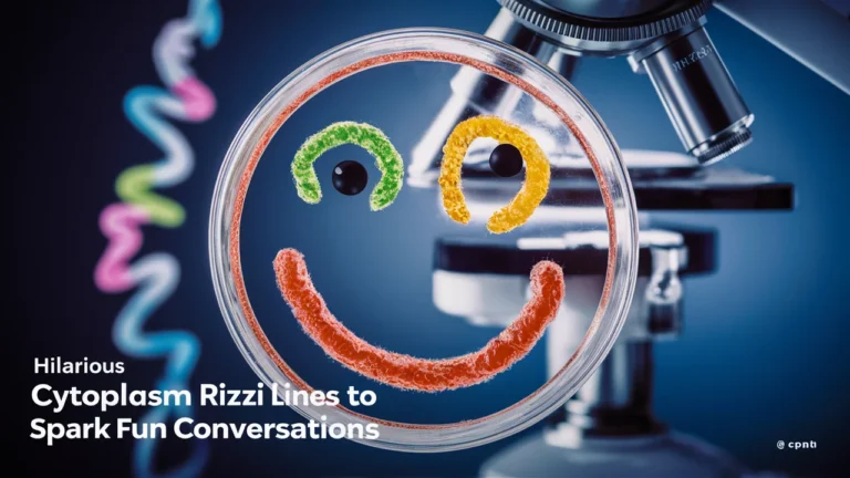 Hilarious Cytoplasm Rizz Lines to Spark Fun Conversations