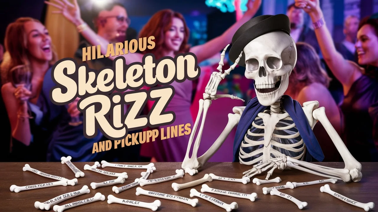 Hilarious Skeleton Rizz & Pickup Lines to Boost Your Flirting Game