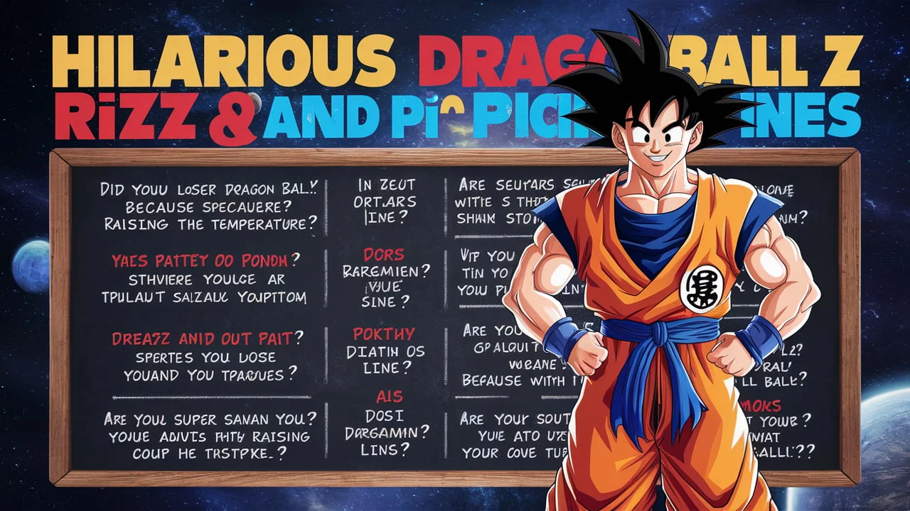 Hilarious Dragon Ball Z Rizz & Pickup Lines to Impress Your Crush