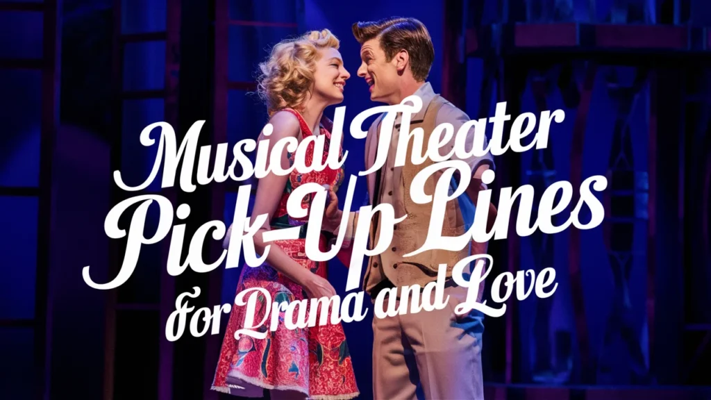 Musical Theater Pick-Up Lines for Drama & Love