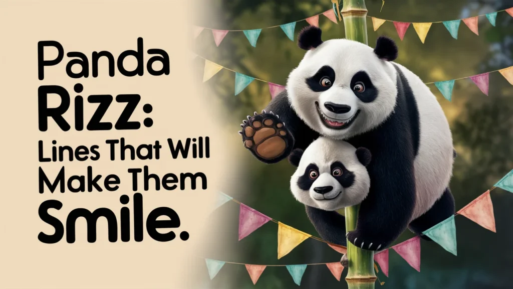 Panda Rizz Lines That Will Make Them Smile