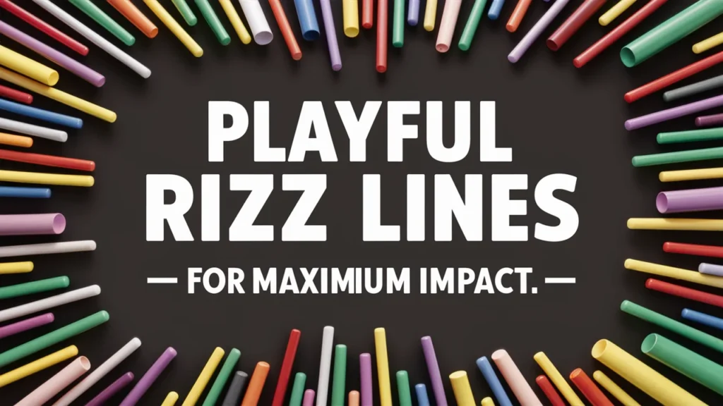 Playful Rizz Lines for Maximum Impact