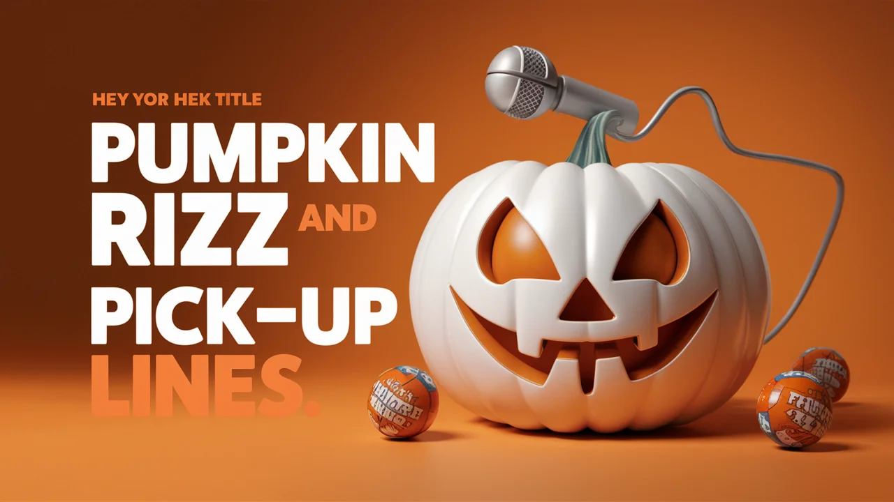 Pumpkin Rizz & Pick-Up Lines to Impress and Delight in Conversation