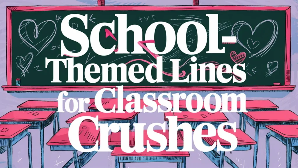 School-Themed Lines for Classroom Crushes