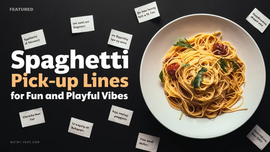 Spaghetti Pickup Lines for Fun and Playful Vibes