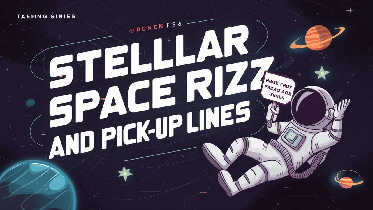 Stellar Space Rizz & Pick-Up Lines to Launch Your Flirting Game 