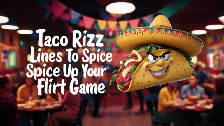 Taco Rizz Lines to Spice Up Your Flirt Game