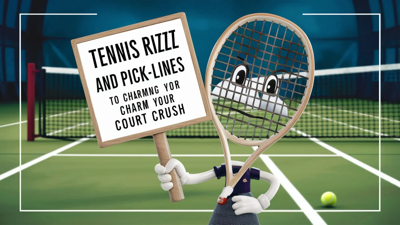 Tennis Rizz & Pick Up Lines to Charm Your Court Crush