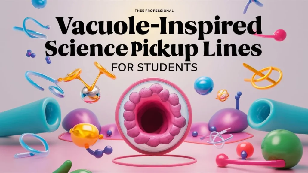 Vacuole-Inspired Science Pickup Lines for Students