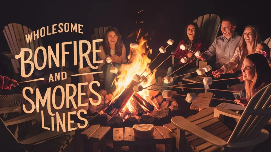 Wholesome Bonfire and S’mores Lines