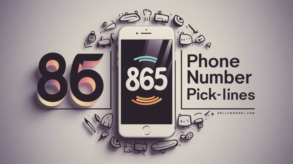 865 Phone Number Pick-Up Lines