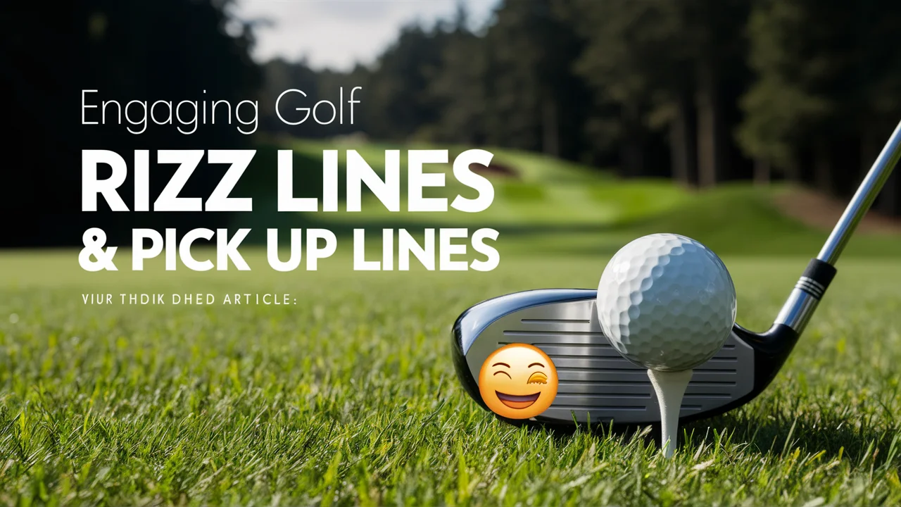 Engaging Golf Rizz Lines & Pick Up Lines