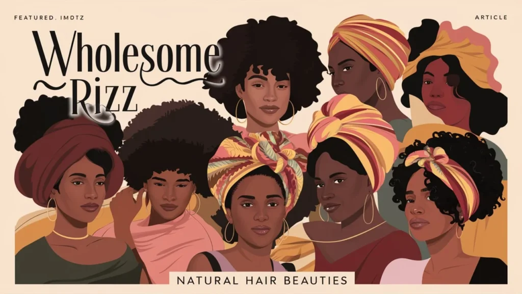 Wholesome Rizz for Natural Hair Beauties