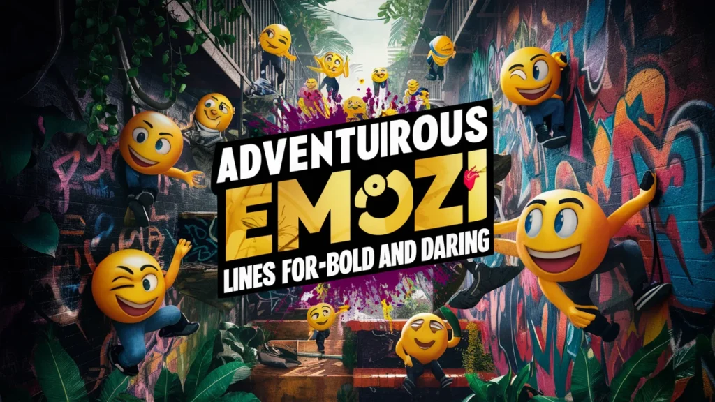 Adventurous Emoji Rizz Lines for the Bold and Daring