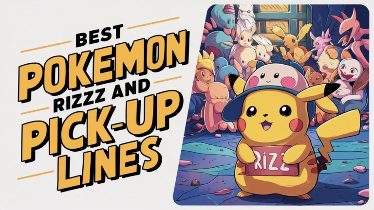 Best Pokémon Rizz & Pickup Lines for Playful Flirting