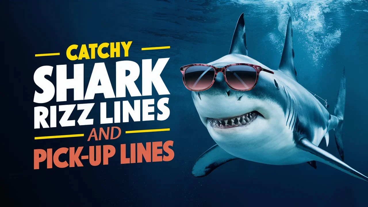 Catchy Shark Rizz Lines & Pick-Up Lines