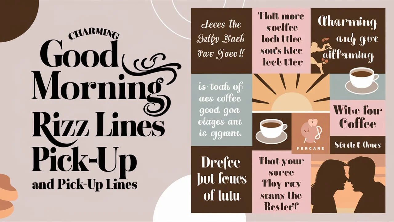 Charming Good Morning Rizz Lines & Pick-Up Lines