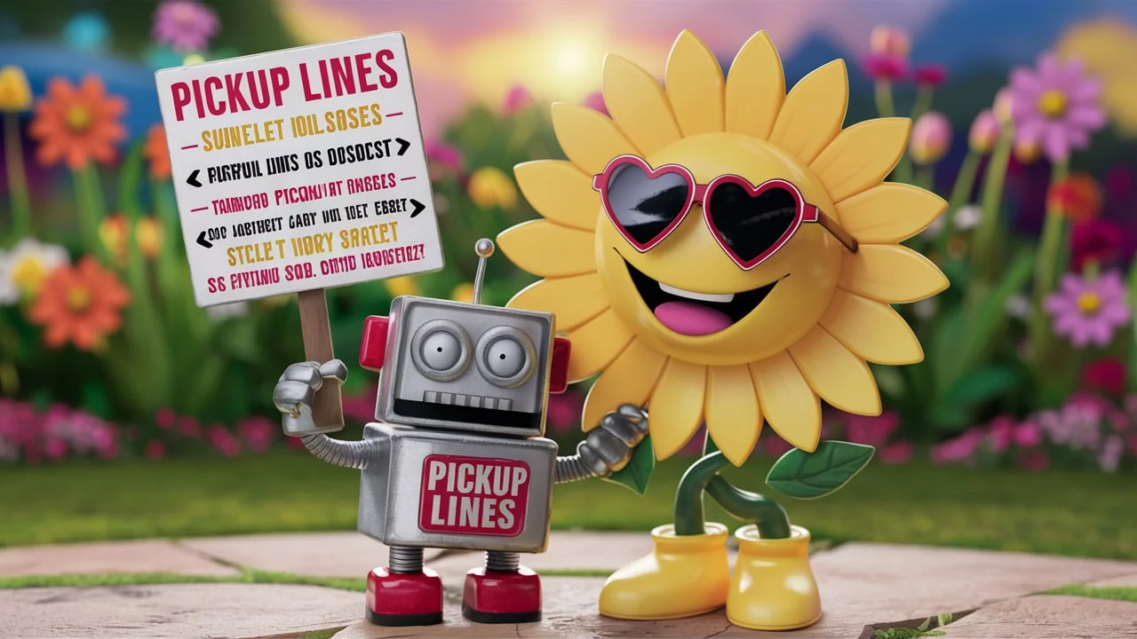 Charming Sunflower Rizz & Pickup Lines