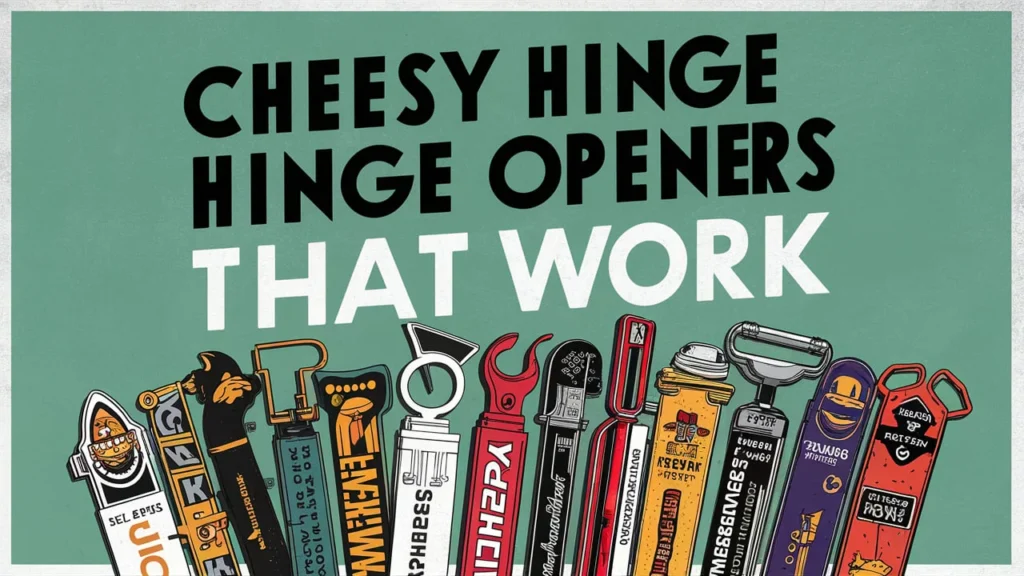 Cheesy Hinge Openers That Work