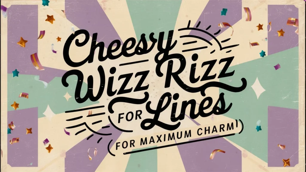 Cheesy Wizz Rizz Lines for Maximum Charm