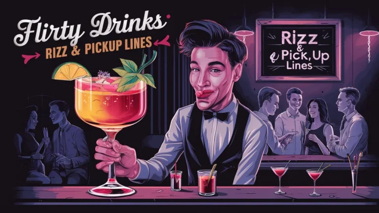 Flirty Drinks Rizz & Pickup Lines to Spark Connections