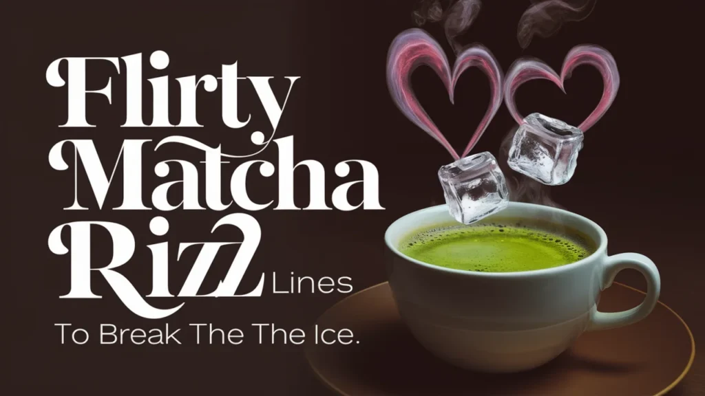 Flirty Matcha Rizz Lines to Break the Ice