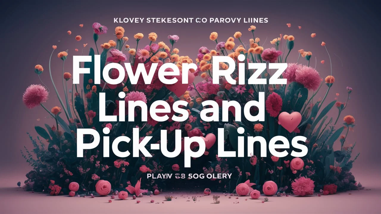 Flower Rizz Lines & Pick Up Lines