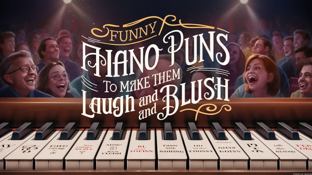 Funny Piano Puns to Make Them Laugh and Blush