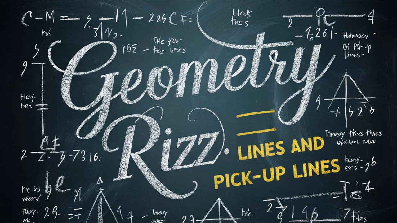 Geometry Rizz Lines & Pick-Up Lines for Smart Social Charm