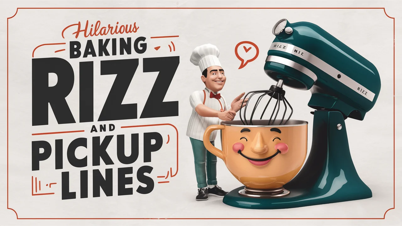 Hilarious Baking Rizz & Pickup Lines