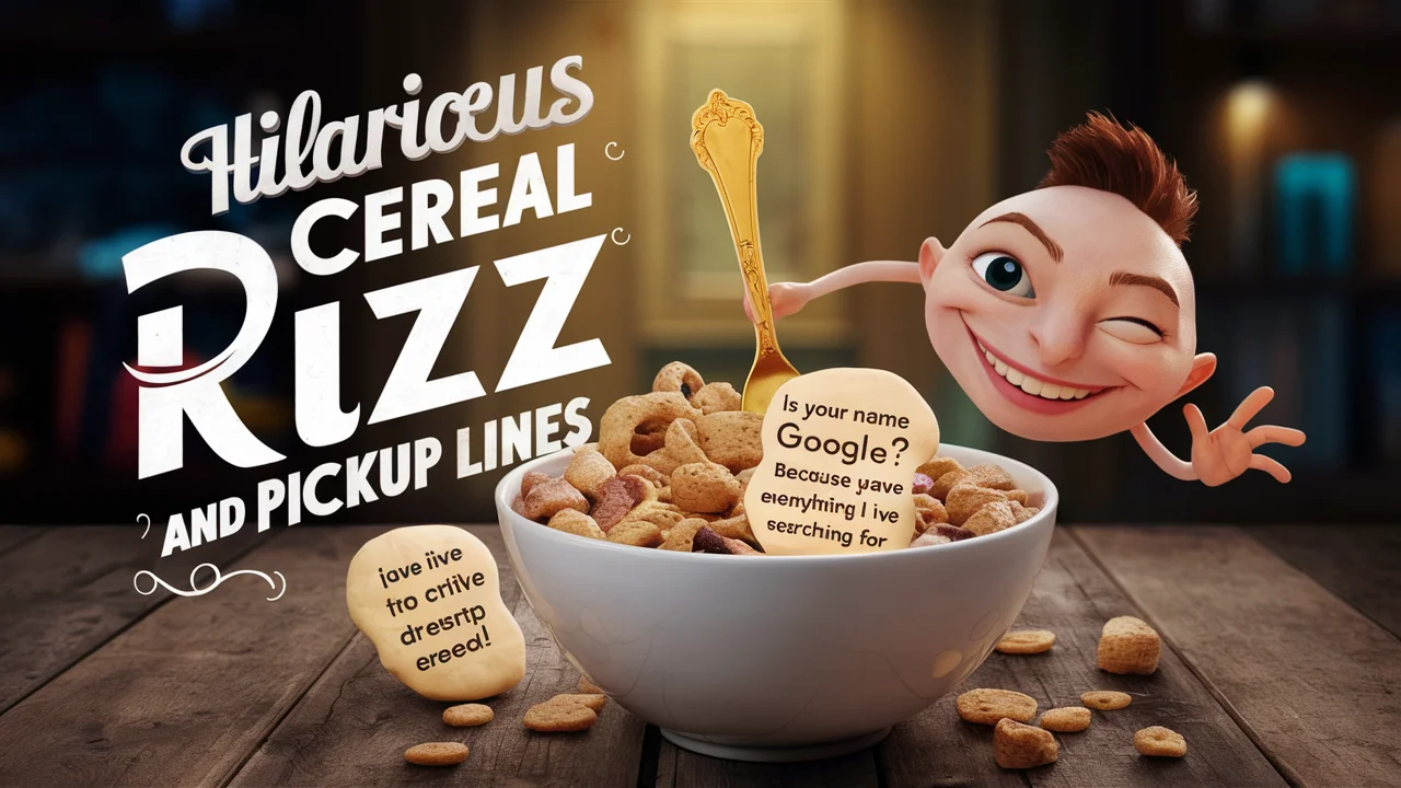 Hilarious Cereal Rizz & Pickup Lines