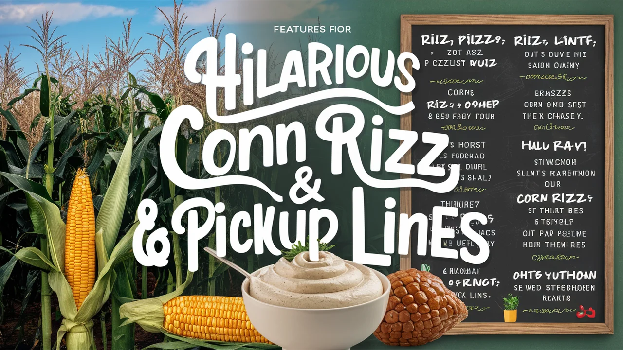 Hilarious Corn Rizz & Pickup Lines