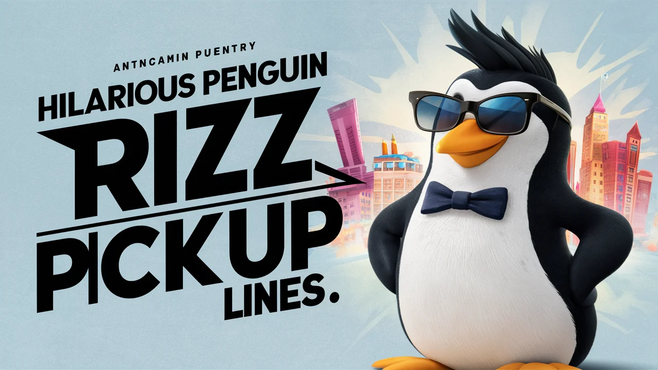 Hilarious Penguin Rizz & Pickup Lines