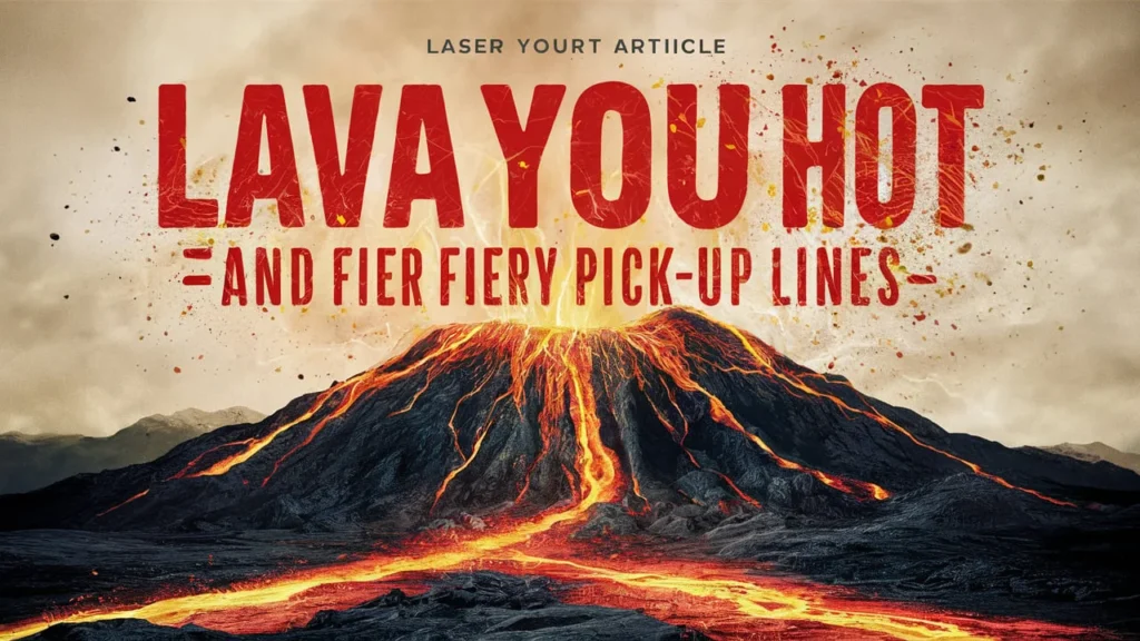 Lava You! Hot and Fiery Pick-Up Lines