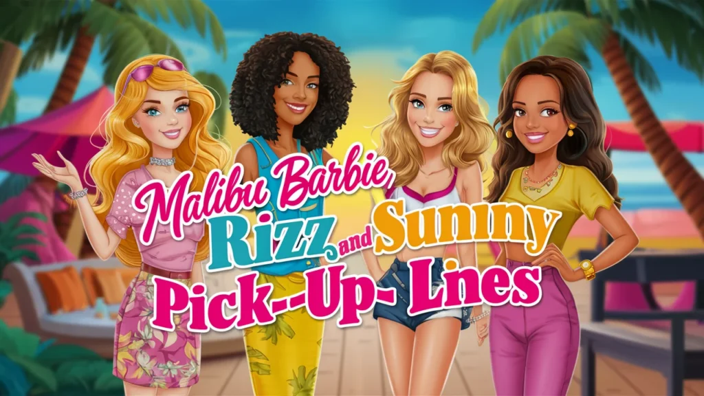 Malibu Barbie Rizz - Sunny and Sassy Pick-Up Lines