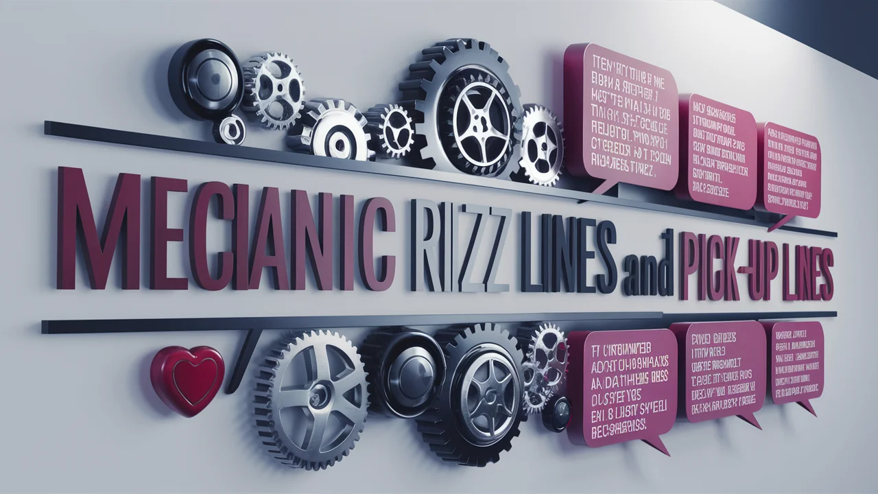 Mechanic Rizz Lines & Pick-Up Lines