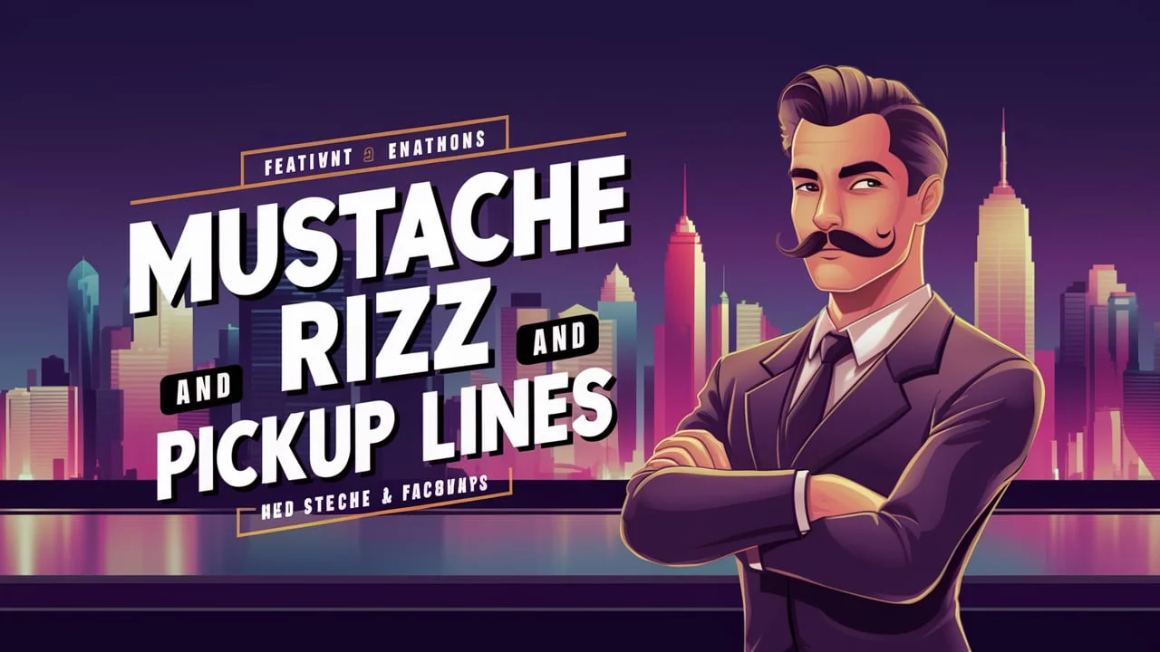 Mustache Rizz & Pickup Lines