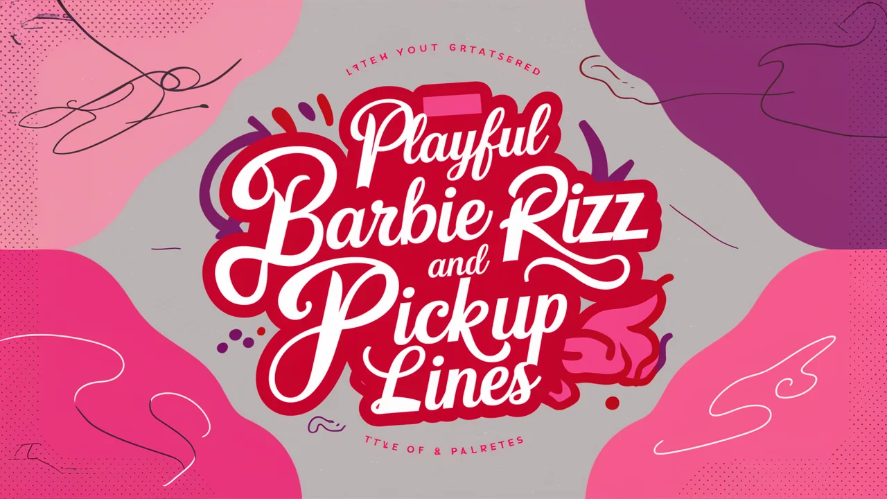 Playful Barbie Rizz & Pickup Lines