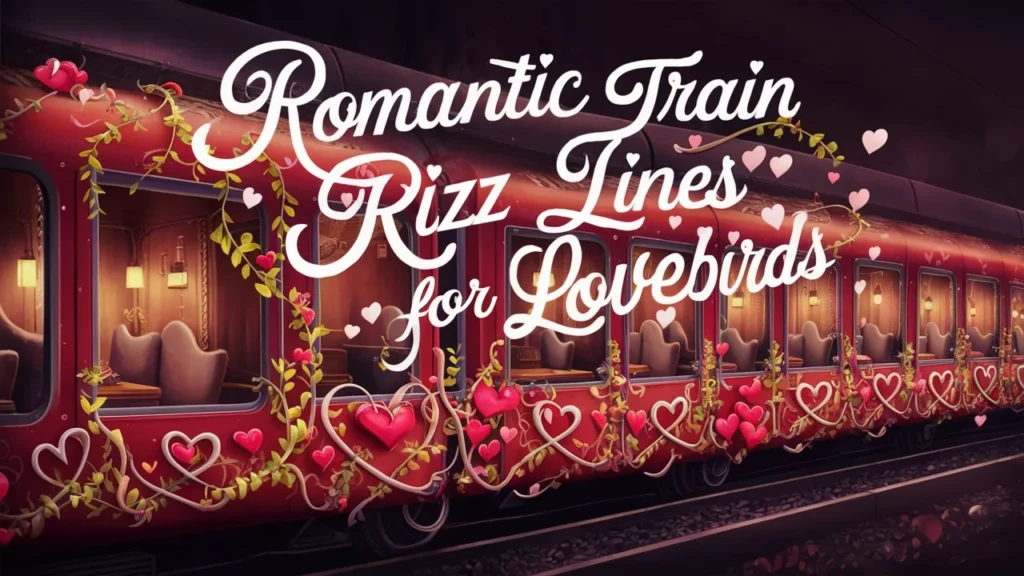 Romantic Train Rizz Lines for Lovebirds