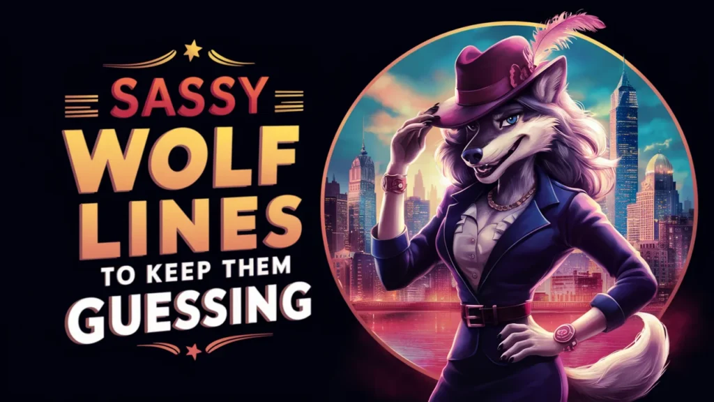 Sassy Wolf Lines to Keep Them Guessing