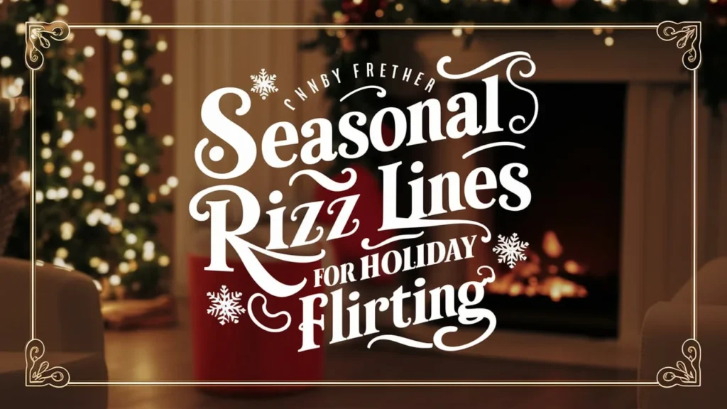 Seasonal Rizz Lines for Holiday Flirting